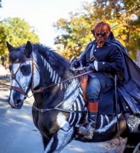 pumpkinriderskeletonhorse